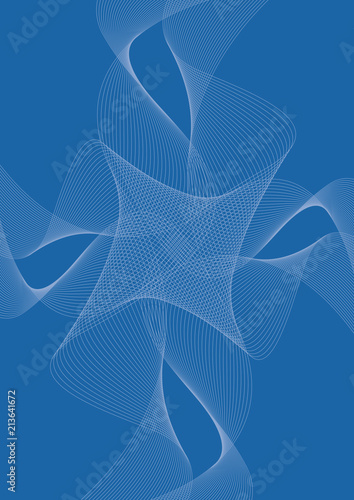 Blue Abstract background certificate.
Decorative blue abstract background. Useful for certificate. Vector available.  