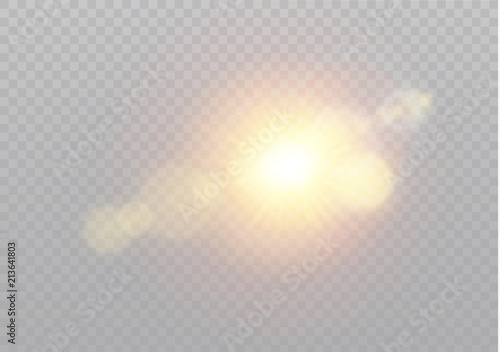 Vector transparent sunlight special lens flare light effect. Christmas abstract pattern. Sparkling magic dust particles