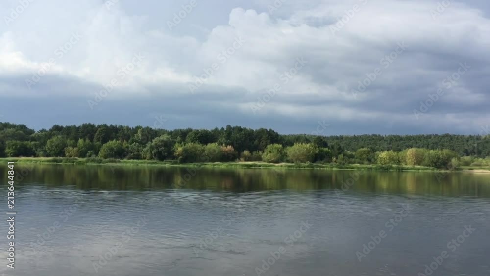 River and Cloudy Sky River and Cloudy Sky