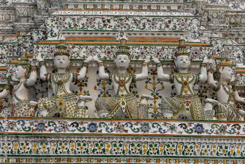 Detail of Wat Pho Temple in Bangkok, Thailand