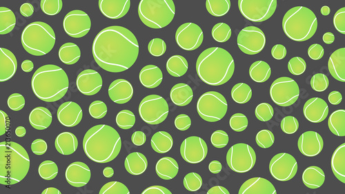 tennis ball seamless pettern vector illustration eps10	