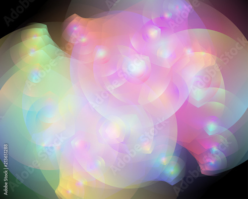 Abstract vector texture composed of simple elements