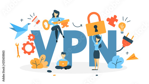 VPN concept illustration