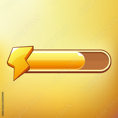 Cartoon Energy Different symbols asset GUI elements for casual mobile games