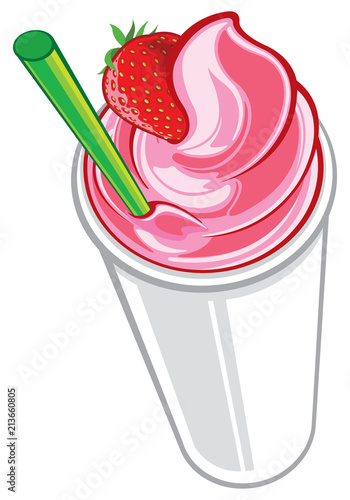 Strawberry milkshake