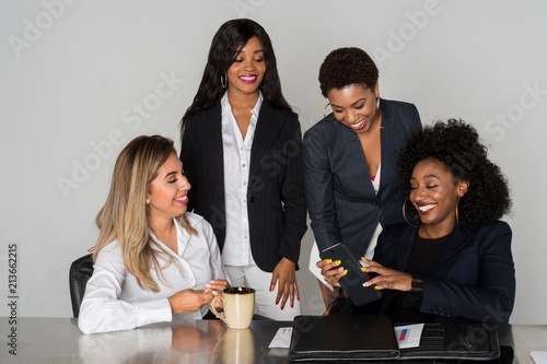 Group Of Four Businesswomen