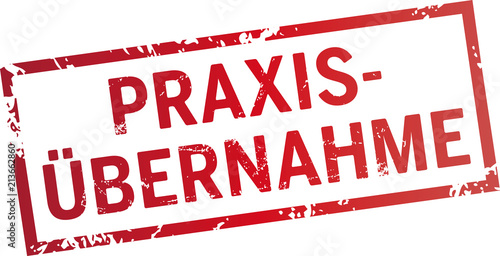 roter stempel Praxisübernahme