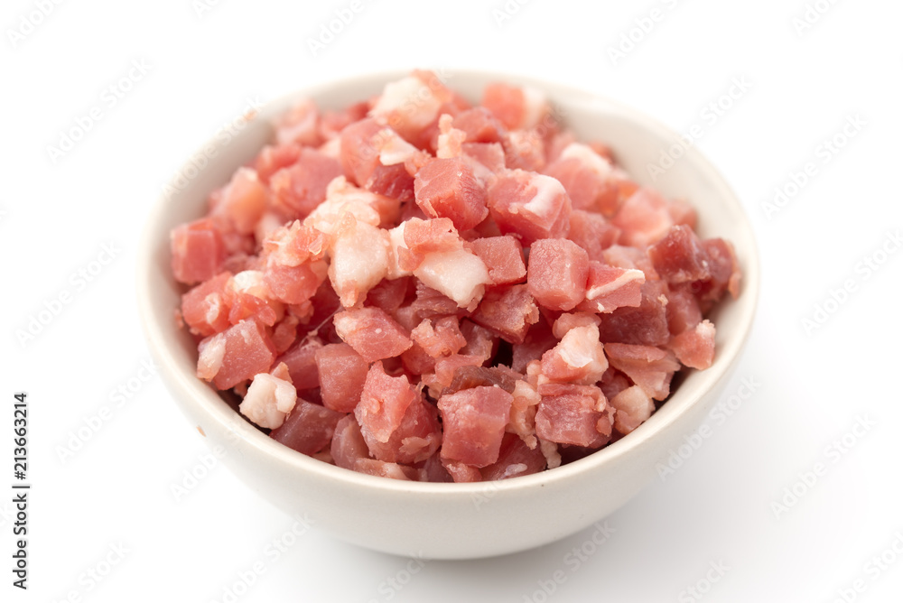Schinkenspeck gewürfelt Schinkenspeck gewürfelt