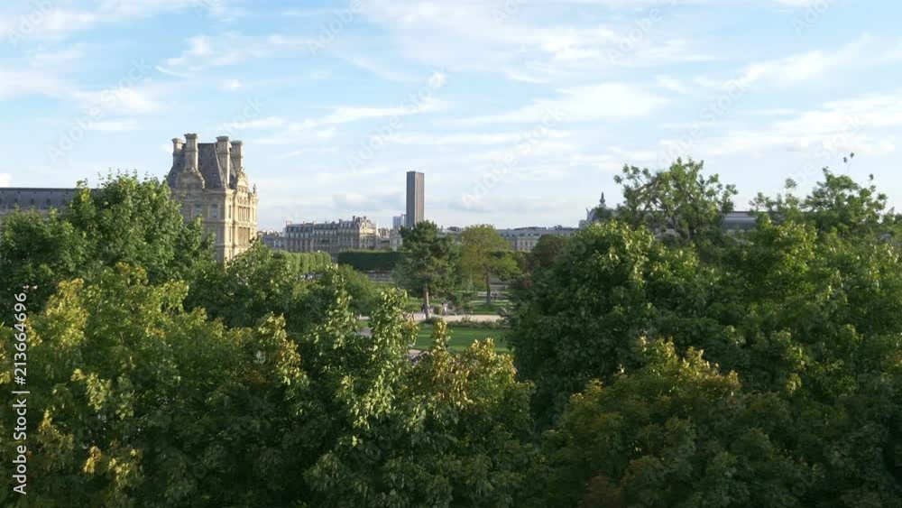 Professional video of aerial view on Paris in 4K slow motion 120fps Professional video of aerial view on Paris in 4K slow motion 120fps