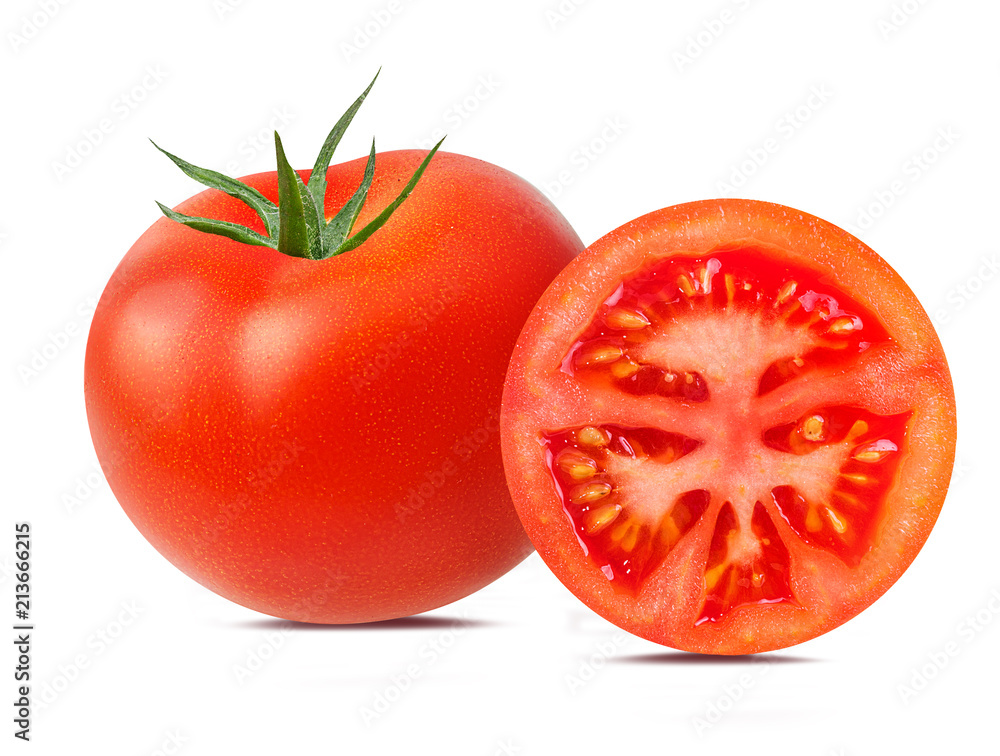 Fresh tomato isolated on white background with clipping path Fresh tomato isolated on white background with clipping path
