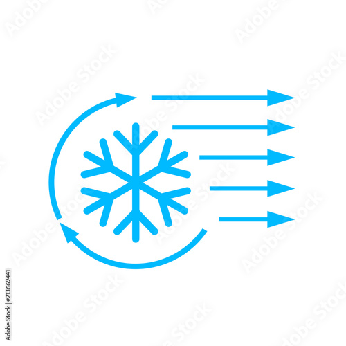 Air conditioning vector icon photo