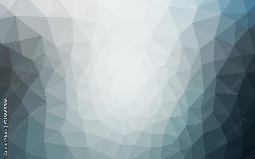 Light BLUE vector polygon abstract layout. Light BLUE vector polygon abstract layout.