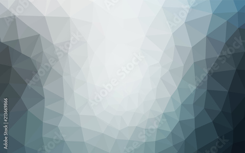 Fototapeta Naklejka Na Ścianę i Meble -  Light BLUE vector polygon abstract layout.