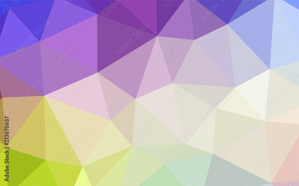 Obraz premium Light Multicolor vector polygon abstract background.