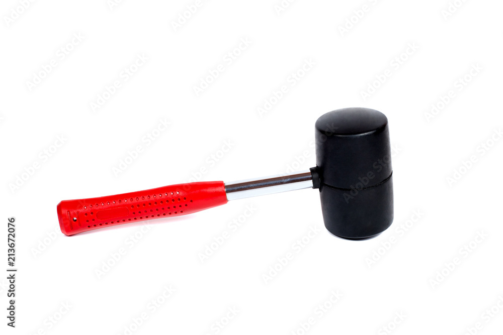 Fototapeta premium hammer on white background