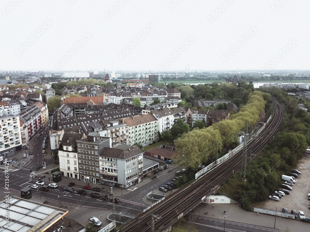 Obraz premium Skyline Köln Panorama