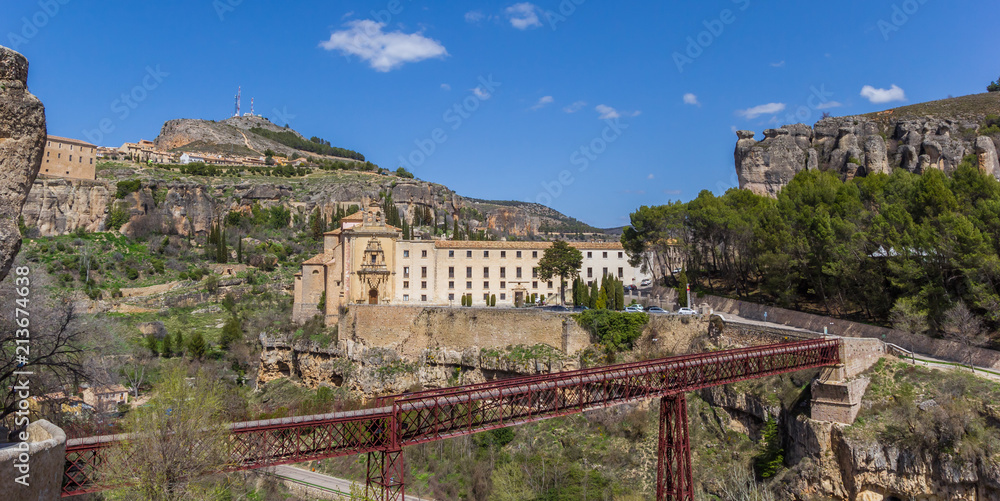 San Pablo bridge in the center of Cuenca, Spain