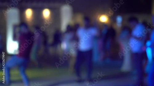 Wallpaper Mural Defocused disco background. The background for video editing. Torontodigital.ca