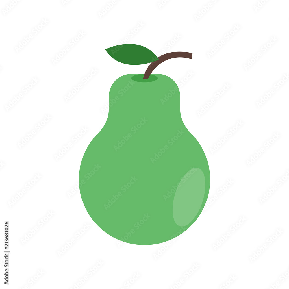 Pear icon vector sign and symbol isolated on white background, Pear logo concept Pear icon vector sign and symbol isolated on white background, Pear logo concept