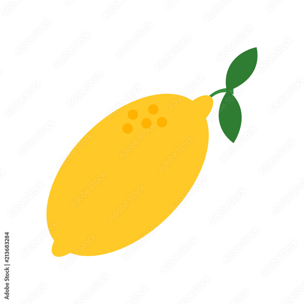 Lemon icon vector sign and symbol isolated on white background, Lemon logo concept Lemon icon vector sign and symbol isolated on white background, Lemon logo concept