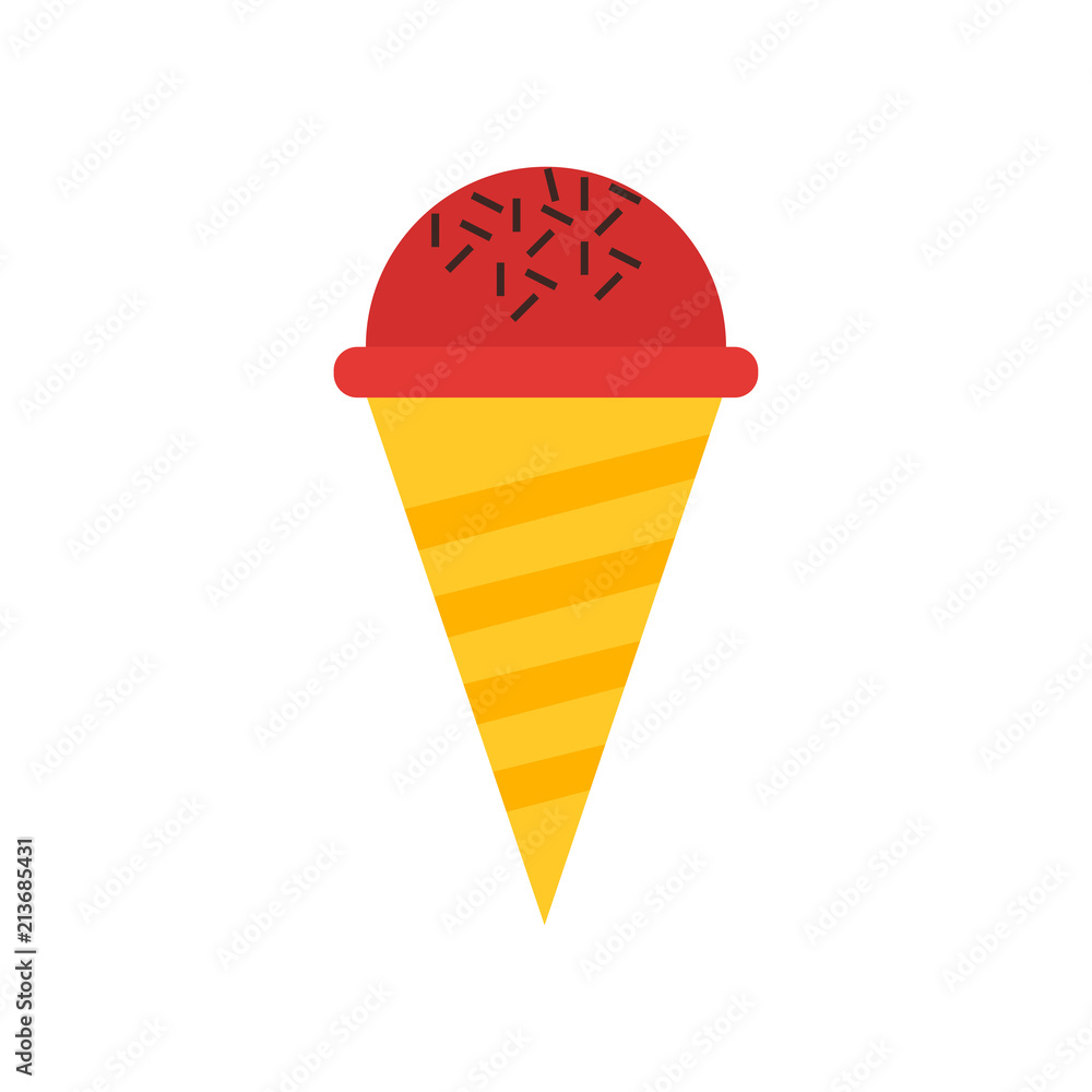 Ice cream icon vector sign and symbol isolated on white background, Ice cream logo concept Ice cream icon vector sign and symbol isolated on white background, Ice cream logo concept