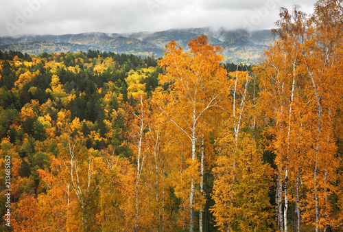 Landscape near Listvyanka. Irkutsk oblast. Russian