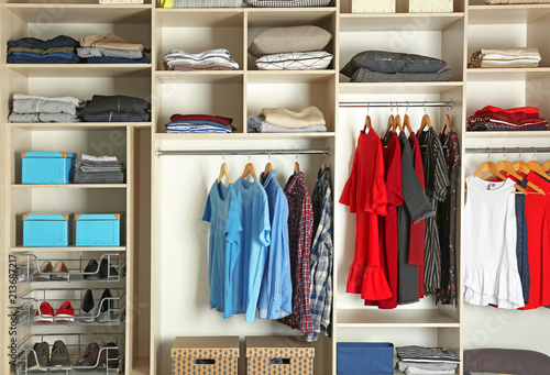 Large wardrobe closet with ...