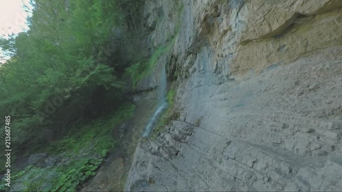 Wallpaper Mural under Skaklya Waterfall near the village of Bov and Vazov's footpath.Amazing nature in Bulgaria Torontodigital.ca