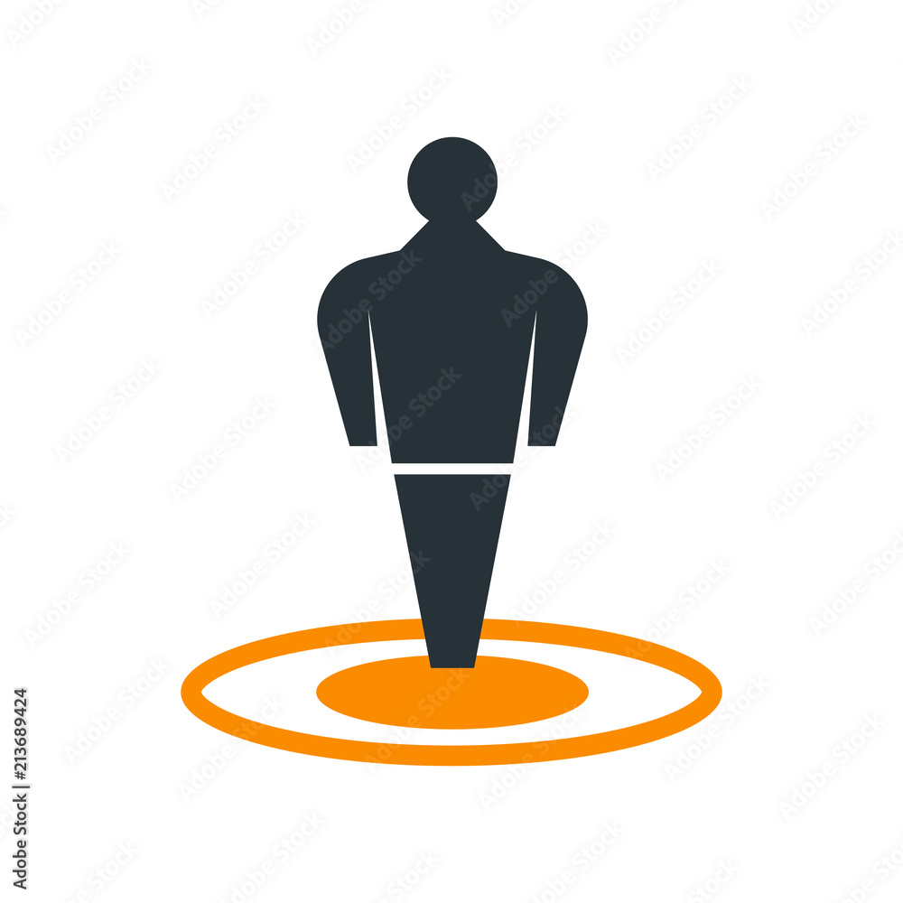 Man icon vector sign and symbol isolated on white background, Man logo concept Man icon vector sign and symbol isolated on white background, Man logo concept