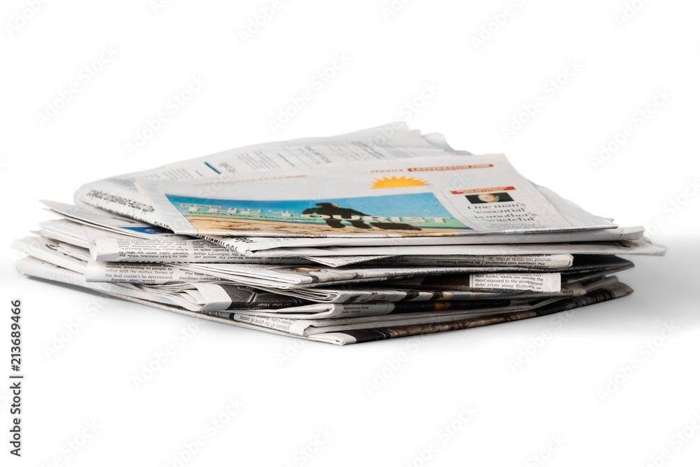 Stack of Newspapers Stack of Newspapers