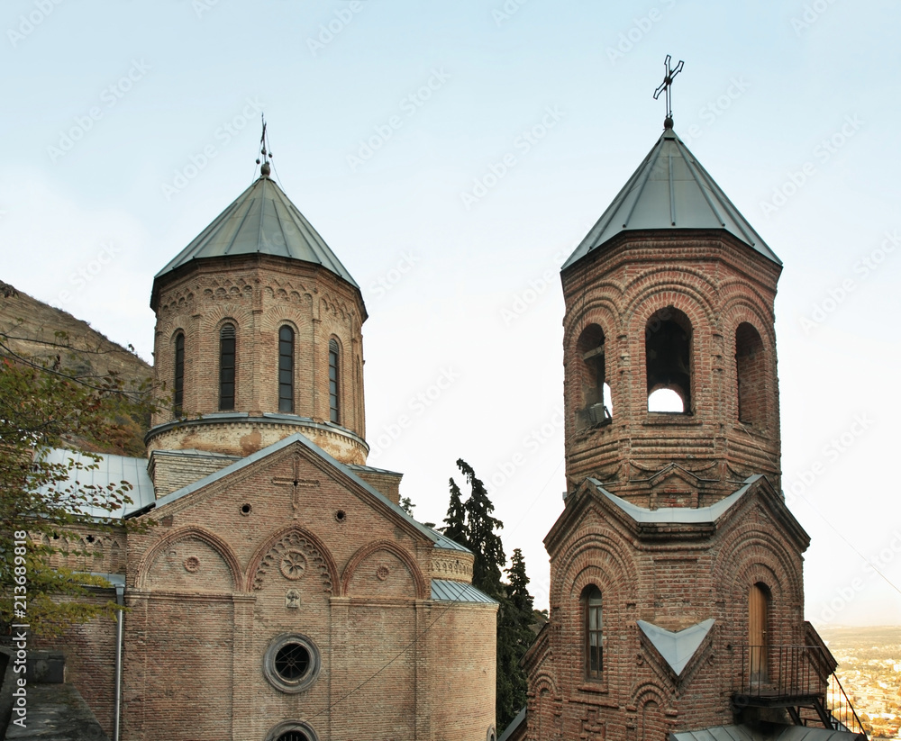 Monastery of St. David at Mtatsminda mountain in Tbilisi. Georgia