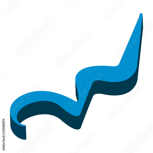 Isometric quarter rest musical note