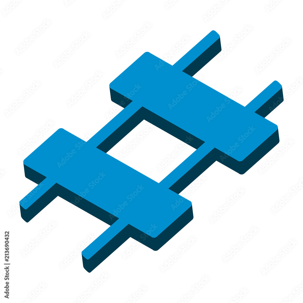 Isometric sharp key signature musical note Isometric sharp key signature musical note