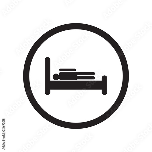 Dormitory icon vector sign and symbol isolated on white background, Dormitory logo concept