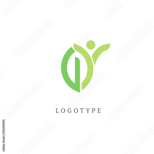 Abstract nature logo icon vector design. healthy food, ecology, spa, business, diet vector logo