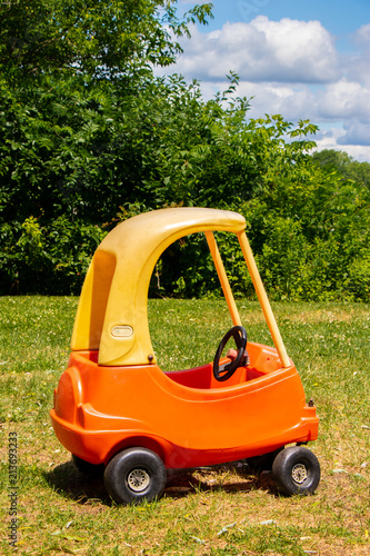 Classic red car by Little Tikes (wording removed) photo