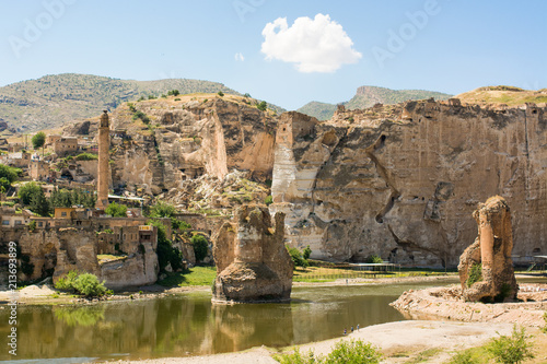 Hasankeyf is an ancient town and district located along the Tigris River in the Batman Province in southeastern Turkey. photo