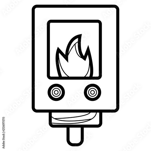 Water Heater line icon