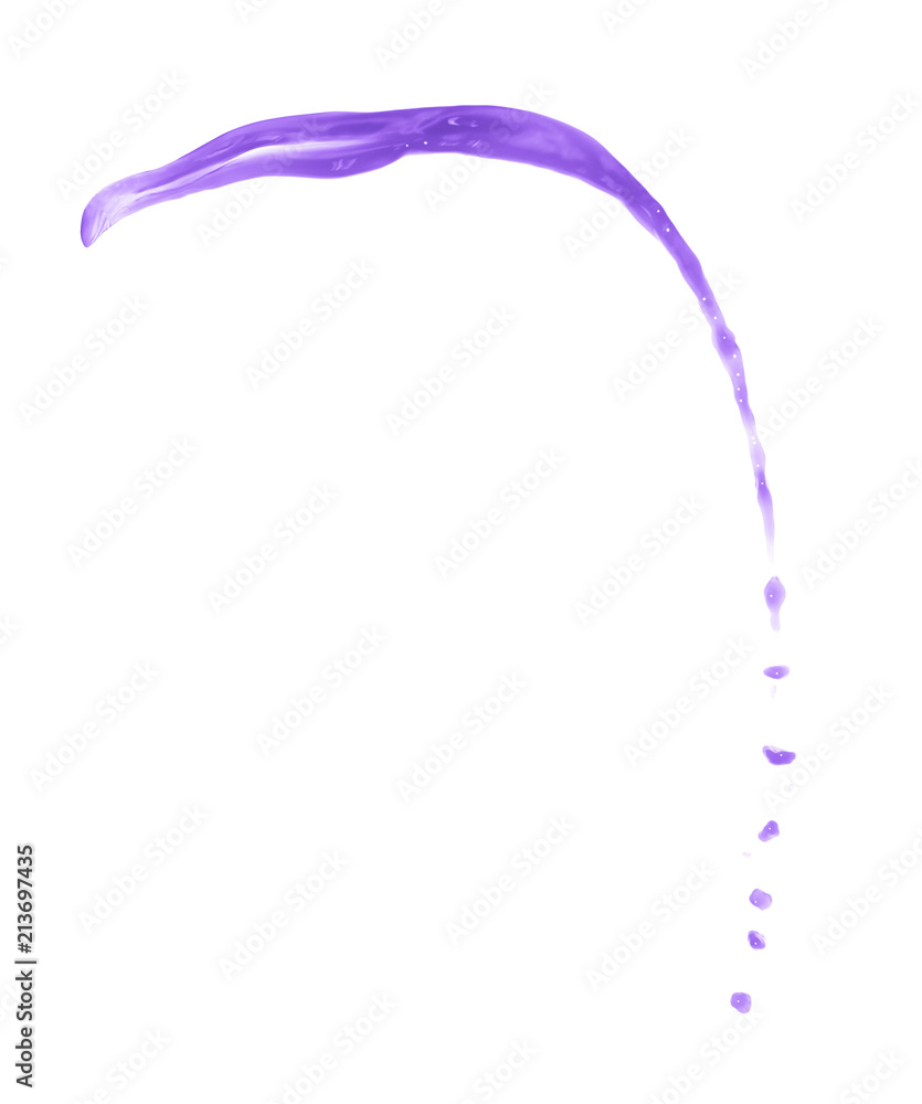 Splash of liquid in motion isolated Splash of liquid in motion isolated