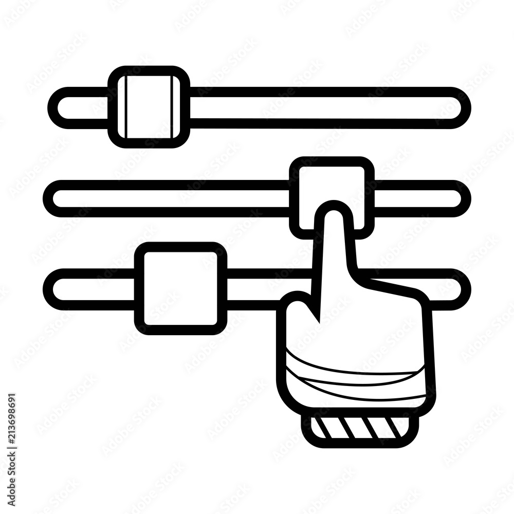 Slider icon vector Slider icon vector
