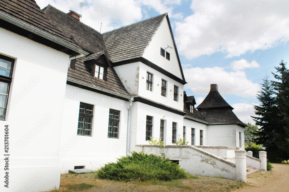 old manor house in Poland, Europe