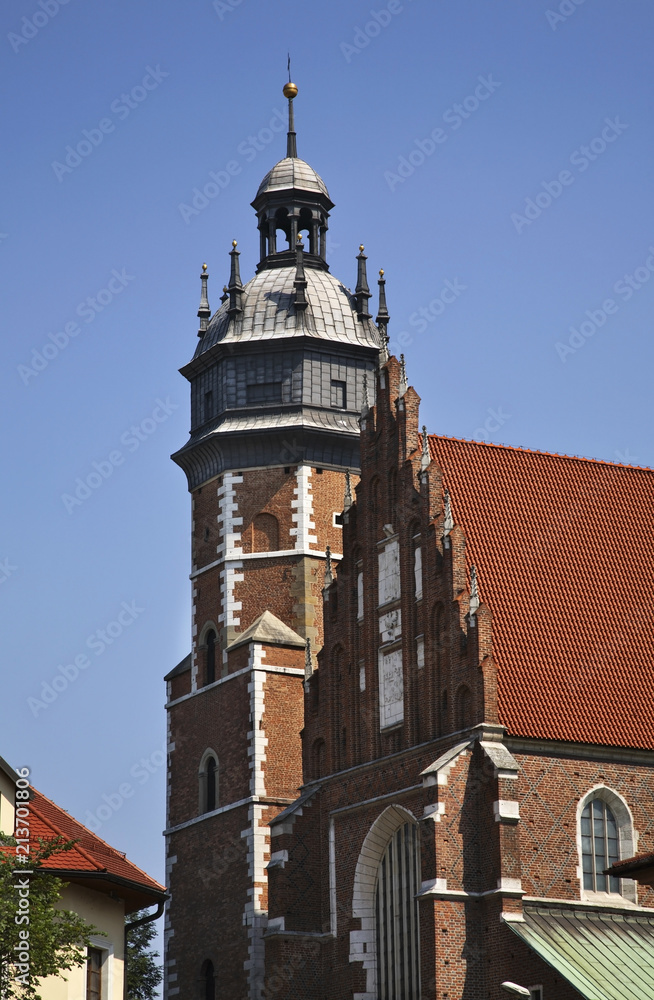 Corpus Christi Church in Kazimierz. Krakow. Poland