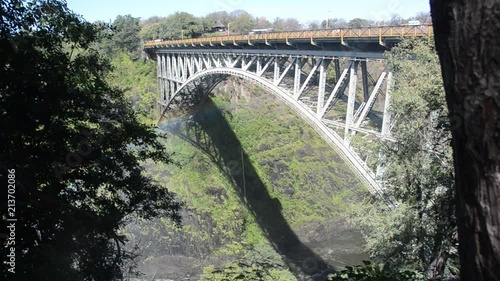 Zimbabwe Zambia Bridge Frame in Frame