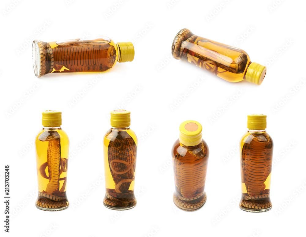 Bottle of alcohol isolated Bottle of alcohol isolated