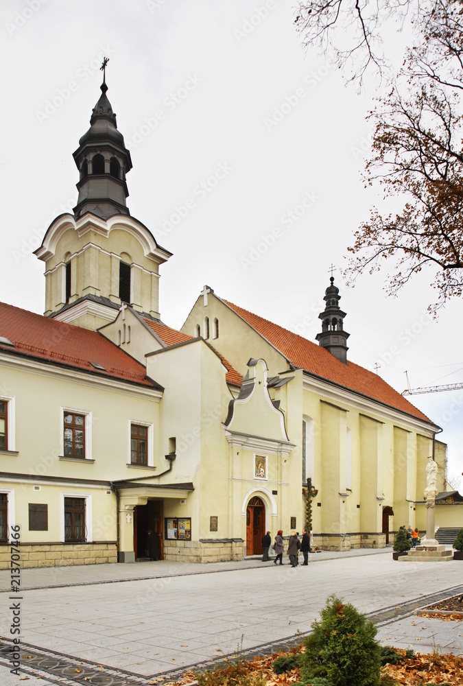Church of Holy Spirit and Jesuit monastery in Nowy Sacz. Poland Church of Holy Spirit and Jesuit monastery in Nowy Sacz. Poland