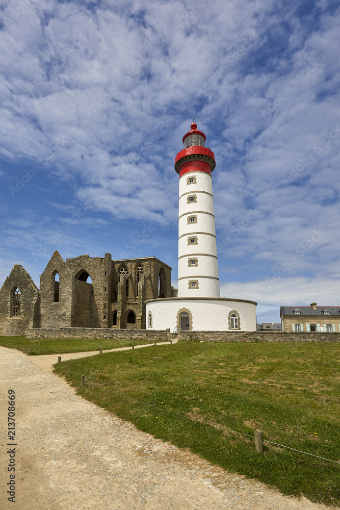 Saint-Mathieu lighthouse, Brittany, France
