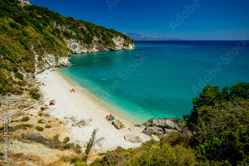 Small Beautiful Beach on Zakynthos © SaKaLovo
