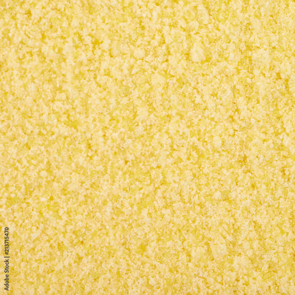 Surface coated with the corn flour Surface coated with the corn flour