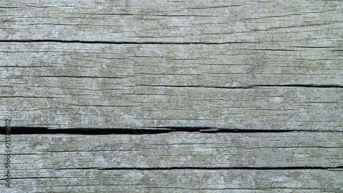 Gray horizontal wood texture with a long crack
