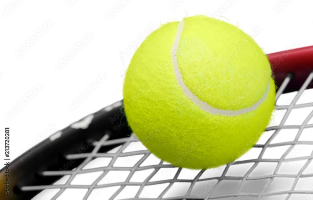 Tennis Racket and Ball